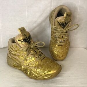 Puma MB.04 Golden Child Basketball Shoes. Sz 5.  In Great Condition